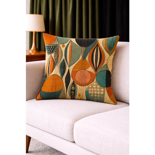 Exquisite Luxury Mid-Century Modern Sofa Cushions / Pillows For Sale - Image 4 of 4