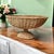 Large Sea Grass Rattan Pedestal Basket Woven Bowl For Sale - Image 4 of 12