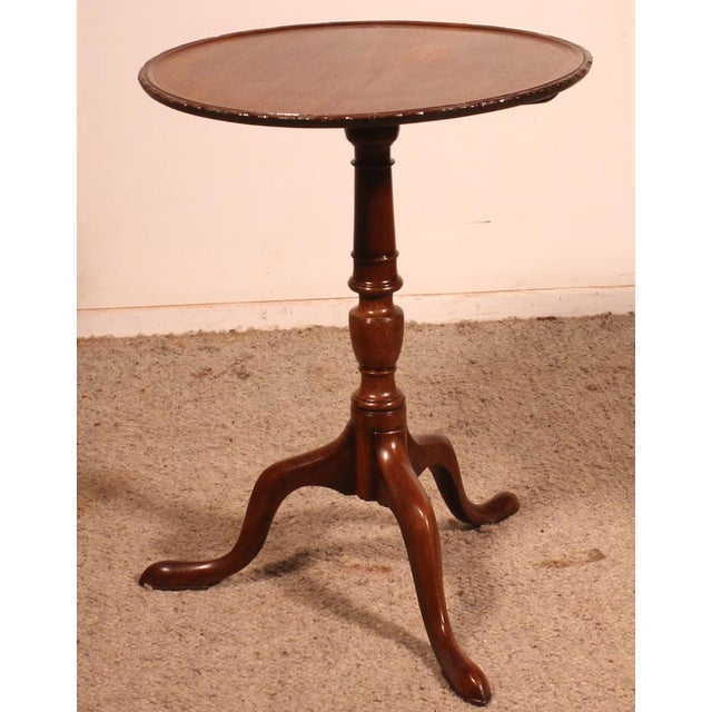 Small Mahogany Tea Table, 18th Century For Sale - Image 9 of 9