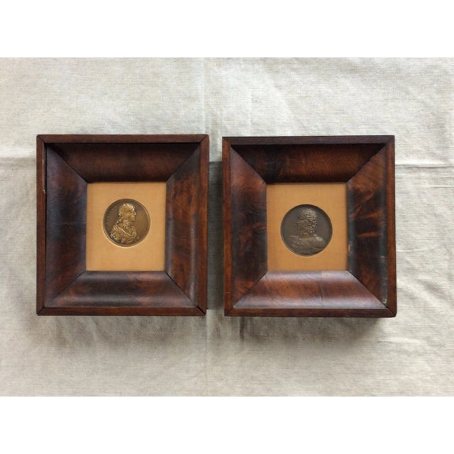 Bronze 19th Century French Bronze Portrait Medallions of Louis XIII - Museum Quality For Sale - Image 8 of 8