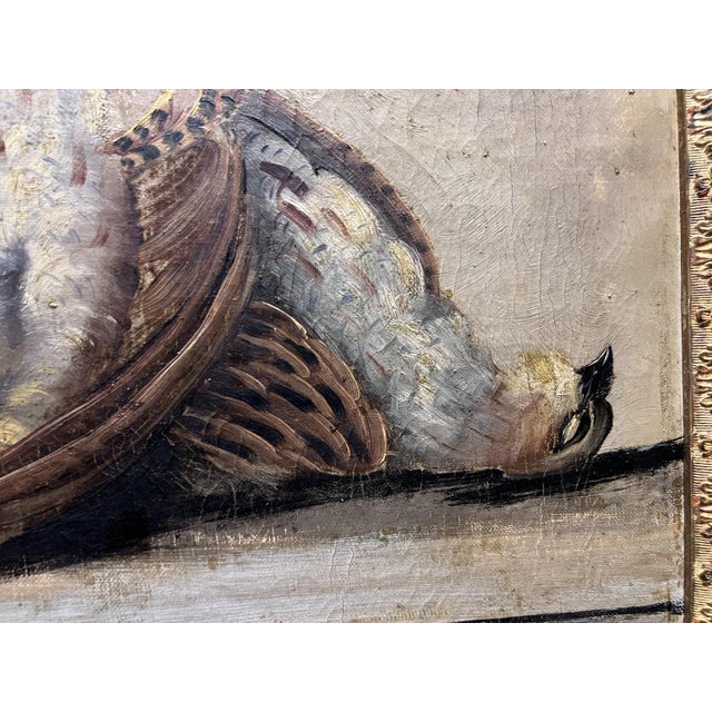 Chevalard, Still Lifes with Game & Fruit, Oil, Set of 2 For Sale - Image 11 of 14