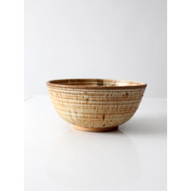 Vintage Handmade Studio Pottery Bowl For Sale - Image 12 of 15