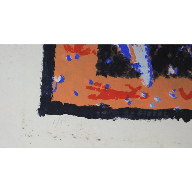 Contemporary Vintage 1993 Surreal Dog Star Constellation Serigraph For Sale - Image 3 of 6