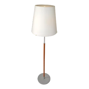 Late 20th Century Archivio Storico Fontana Arte Aluminum Pear Tree Blown Glass Floor Lamp Italy