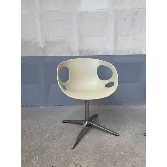 Metal Rin Chair Swivel Chair Chrome by Hiromichi Konno for Fritz Hansen, 1990s For Sale - Image 7 of 13