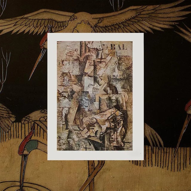 Abstract 1940s After Georges Braque "The Portuguese", First Edition Period Print in Full Color For Sale - Image 3 of 6