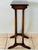 Lovely all wood accent table that is quite sturdy and normal 25 inch table height, yet makes a small footprint. Perfect...
