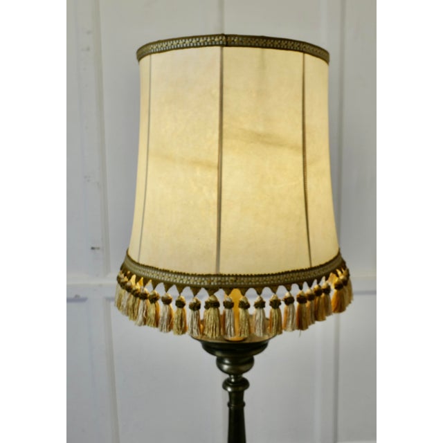 Very Large Brass Table Lamp, or a Half Height Floor Lamp This is a very sturdy and heavy piece, the lamp has a single...