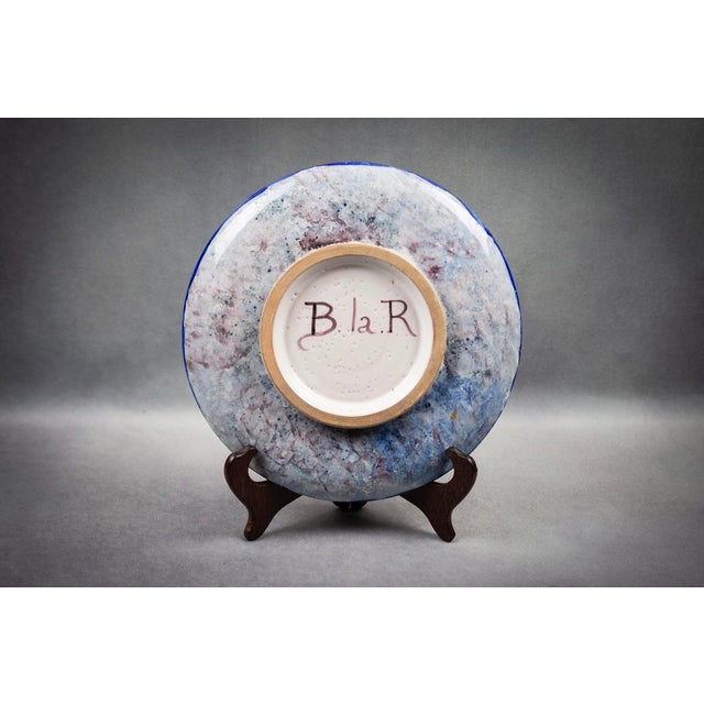 19th Century Earthenware Display Stand with Marble Effect Reverse by François Laurin and Ernest Chaplet for Bourg-La-Reine Pottery For Sale - Image 10 of 11