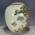 Ceramic Vintage Chinese Celadon Famille Rose "Crane & Pine" Jar With Marchant London Label For Sale - Image 7 of 9