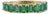 1.59ct Stackable Natural Emerald Half Eternity Band Ring Size 7 in Solid 14k Gold For Sale