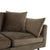 Scandinavia 3-Seater Sofa and Ottoman in Olive Green Upholstery from Bolia, Set of 2 For Sale - Image 9 of 18