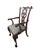 Maitland - Smith Vintage Maitland-Smith Chippendale Carved Armchair With Ball-and-Claw Feet For Sale - Image 4 of 12