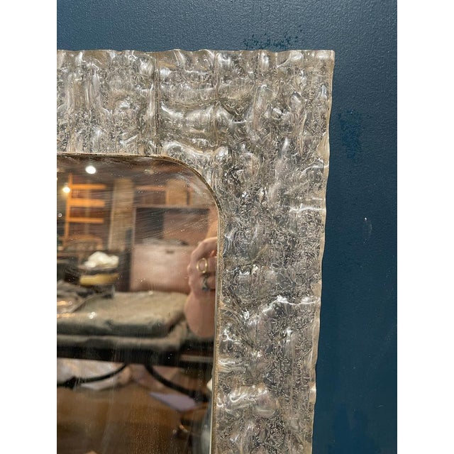 1960s Pair of French Mid Century Lucite Mirror For Sale - Image 5 of 7