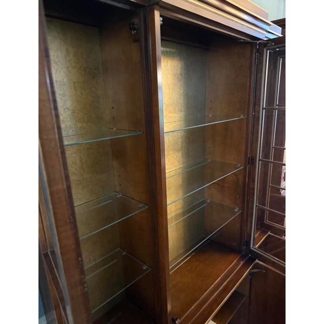 Stunning vintage Drexel Heritage China Cabinet/Breakfront from their highly sought-after "Et Cetera" collection. This is a...