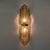 Modern Brass and Textured Murano Glass Wall Lights, Italy, 2000, Set of 2 For Sale - Image 10 of 11