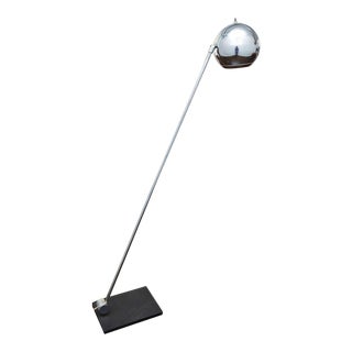 Robert Sonneman for Kovacs Chrome Eyeball Floor Lamp For Sale
