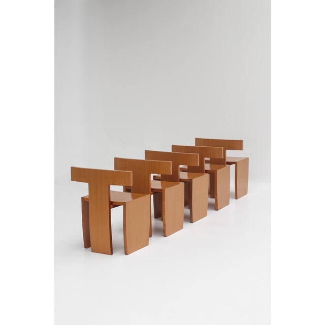 1960s Modern Accent Chair in Light Wood, 1960s For Sale - Image 5 of 14