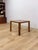 Vintage MCM Scandinavian Design Side Table Smoky Glass Top Dark Wood Accent For Sale - Image 4 of 9