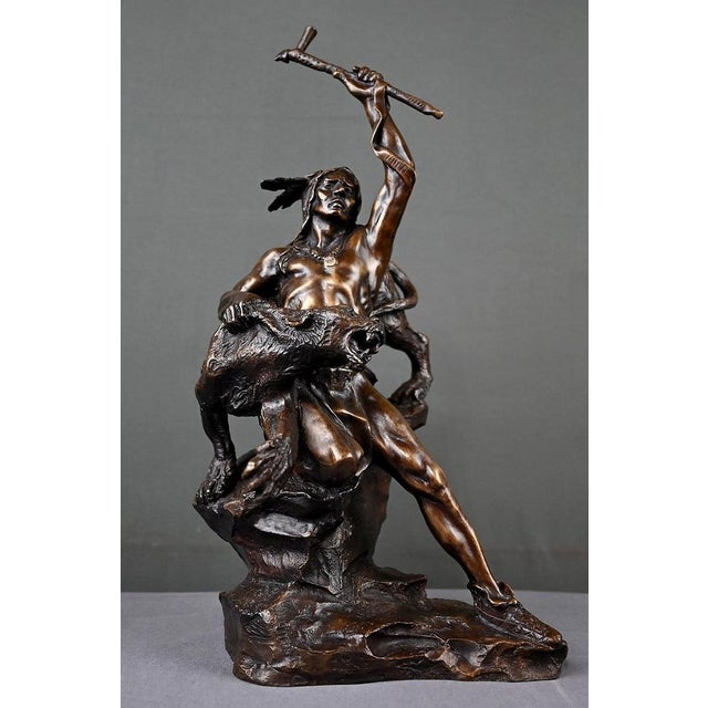 Late 20th Century Bronze of a Warrior, 1970s For Sale - Image 5 of 18