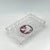 Hofbauer “Byrdes” Ruby Crystal 7-Inch Rectangular Lidded Jewel Box/Trinket Box (Vintage 1970’s-1990’s, Original Foil Label) For Sale - Image 15 of 16