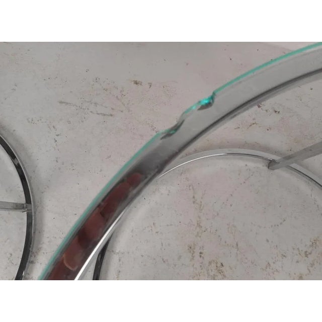 Mid-Century Modern Milo Baughman Style Nesting Tables For Sale - Image 9 of 10