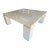1970s Italian Modern Travertine Cocktail Table For Sale