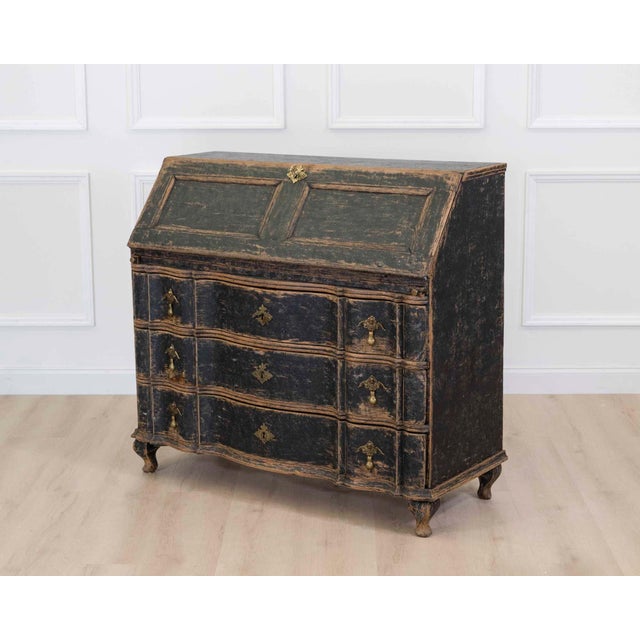 Danish Rococo Secretaire, Circa 1760 For Sale - Image 11 of 14