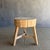 Vintage Elm Wood Chop Block Table #T27 For Sale - Image 4 of 8