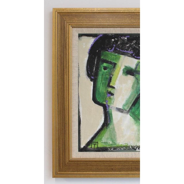 Modern Hidden Portraits XXVIII, 1980s-1990s, Acrylic on Canvas For Sale - Image 3 of 11