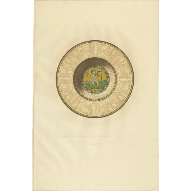 Mid 19th Century Delange, Plate with Mr. Le Doctr Forezi, 1869, Print For Sale - Image 5 of 5