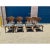 1980s 1980s Vintage Klismos Style Solid Walnut Dining Chairs - Set of 8 For Sale - Image 5 of 7
