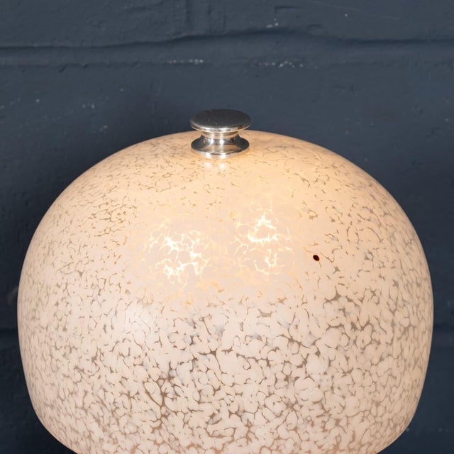 1970s Vintage 20th Century Italian Murano Glass Mushroom Table Lamp, 1970 For Sale - Image 5 of 10