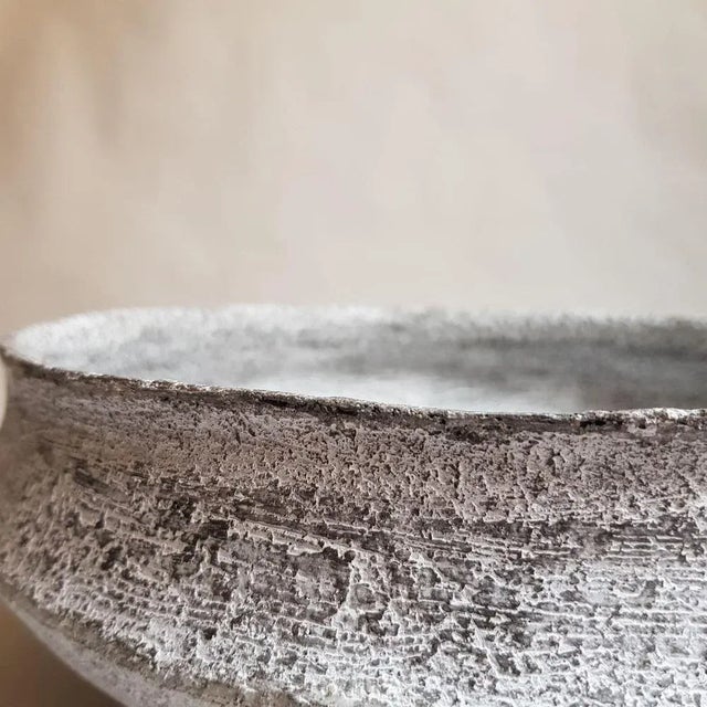 Not Yet Made - Made To Order Black Stoneware Phiale Plate by Elena Vasilantonaki For Sale - Image 5 of 6