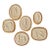 Antique Italian Grand Tour Plaster Intaglios - Set of 6 (Group #6) For Sale