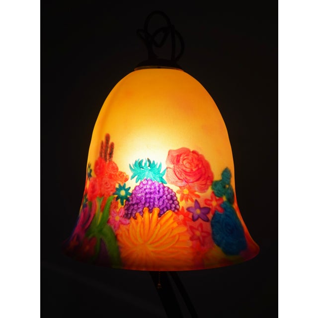 Pair Industrial Studio Crafted Iron Floor Lamps For Sale - Image 11 of 15