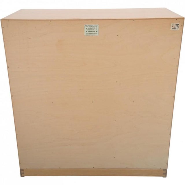 Vintage Cabinet in Elm by Mogens Koch, 1970s For Sale - Image 10 of 16