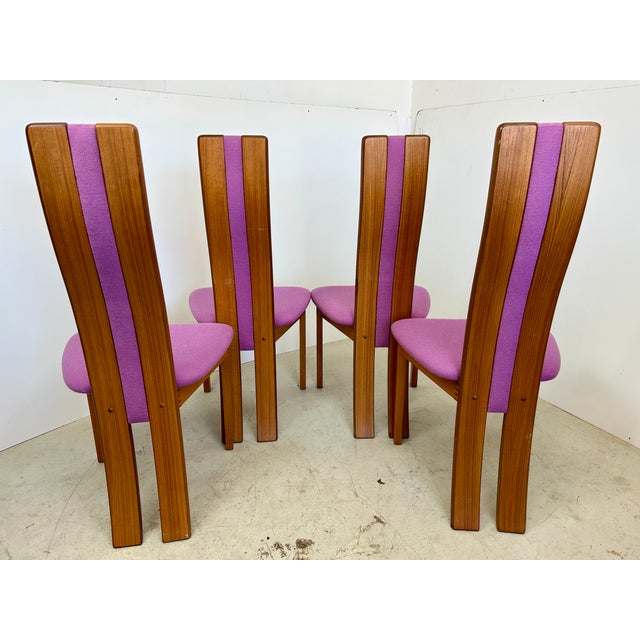 Vamdrup Stolefabrik Vintage Mid-Century Danish Teak Dining Chairs by Vamdrup Stolefabrik For Sale - Image 4 of 8