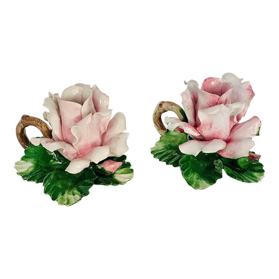 Orecchini A Perno In Argento Sterling 925 Con Fiore Rosa Vintage, 4,3 Mm, Jilpha