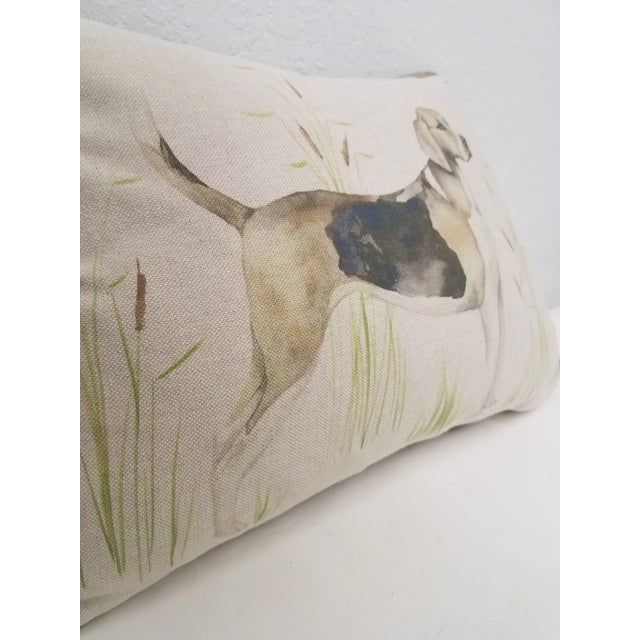 2020s Bolster Pillow of Dog - Made in Wales For Sale - Image 5 of 11