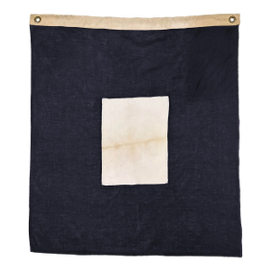 Reconstructed Vintage Cotton Nautical Signal Flag