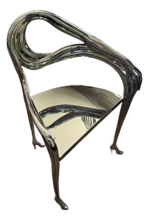 1930s Salvador Dalí "Leda" Sculptural Chair From “Femme À Tête De Roses” Painting