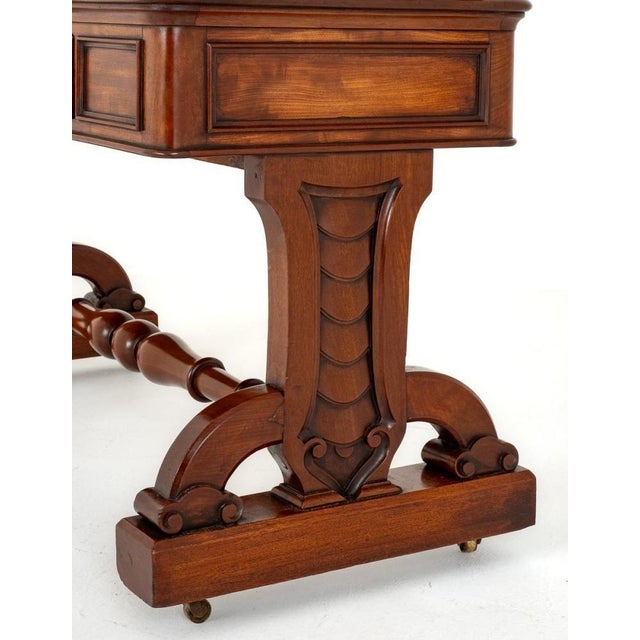 Victorian Dumb Waiter Mahogany Bookcase, 1860 For Sale - Image 4 of 9