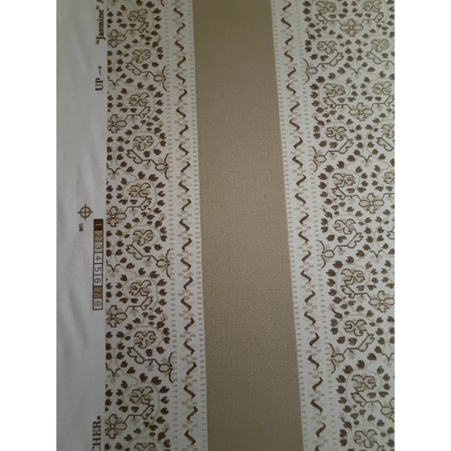 Beige Schumacher Mark Sikes 180742 Jasmine Indoor Outdoor Neutral Fabric 4 Yards For Sale - Image 8 of 8