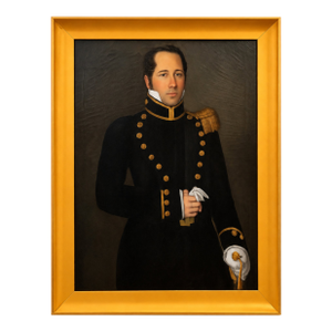 Early 19th‑Century Portrait of an American Naval Officer — Oil on Canvas
