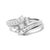 A luminous promise in motion, this two-piece bridal set traces a graceful swirl that seems to cradle tomorrow. Sculpted in...