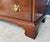 1960s Henkel Harris Solid Black Cherry 4-Drawer Chest Model No. 2440 For Sale - Image 14 of 17