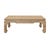 Tan Matthew Izzo Home Guinevere Natural Woven Rattan Ming Style Coffee Table For Sale - Image 8 of 8