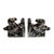 1950s 1950s Black Ceramic Horse Bookends - Black & Gold For Sale - Image 5 of 6