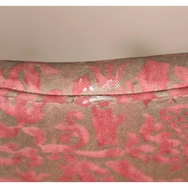 Circa 1830 George III Fortuny Upholstered Gainsborough Mahogany Armchair For Sale - Image 11 of 13